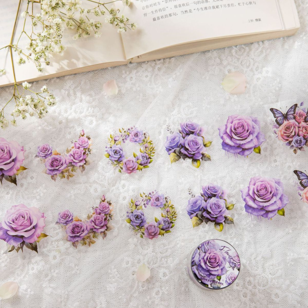 Sea of Flowers PET Sticker Tape