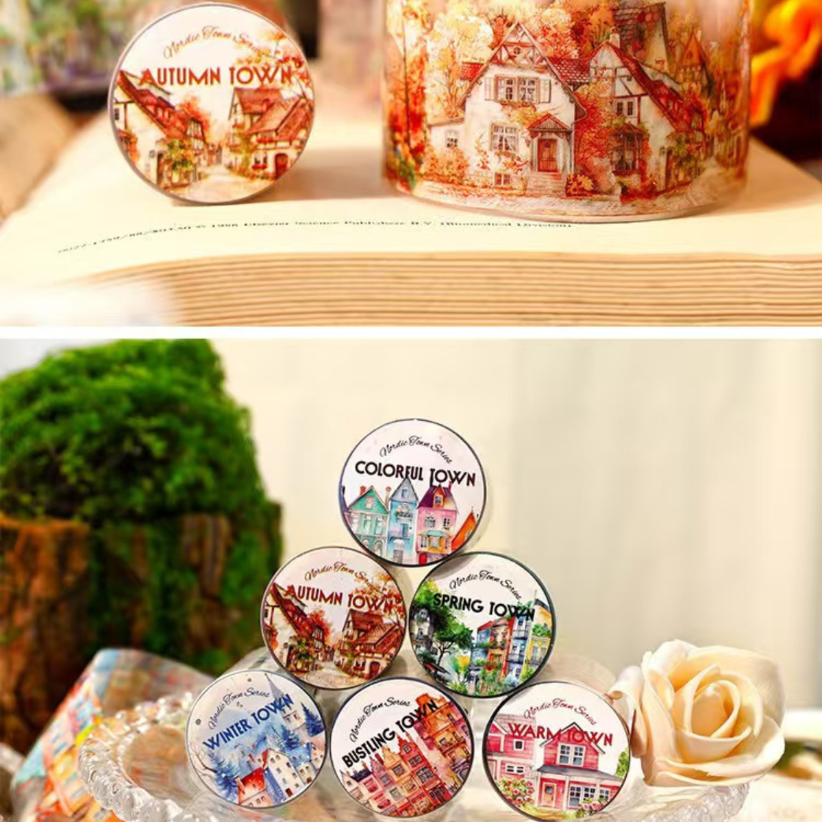 Nordic Town Series PET Tape