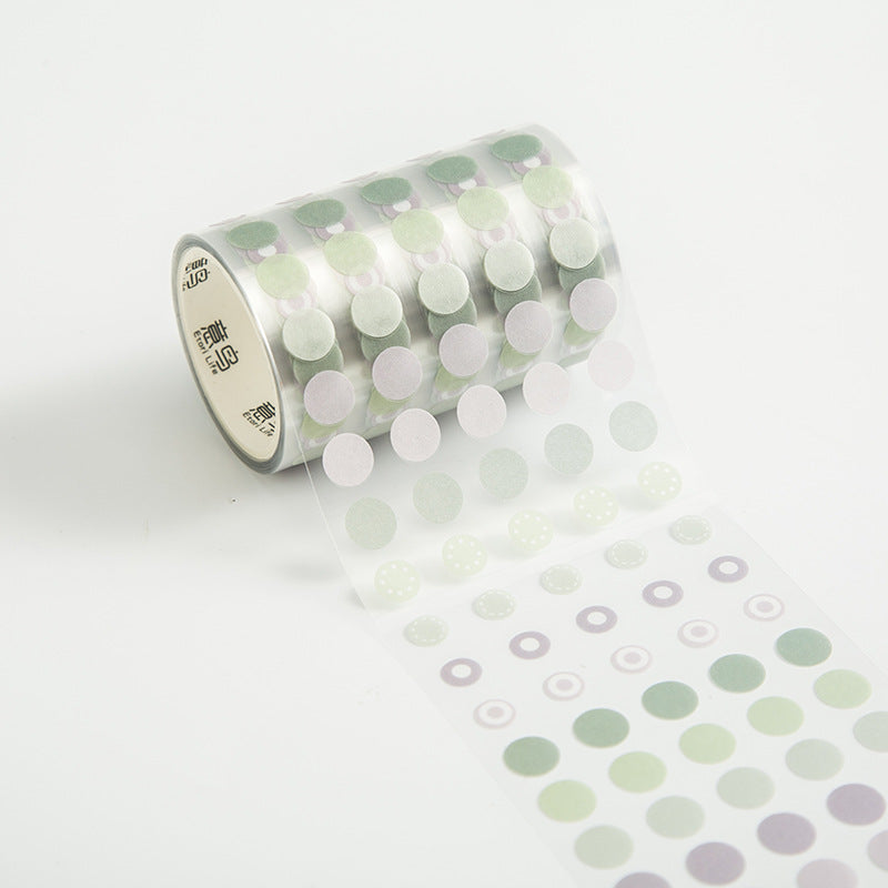 Polka Dot Washi Tape, 60mm Wide Sticker Roll, 3m