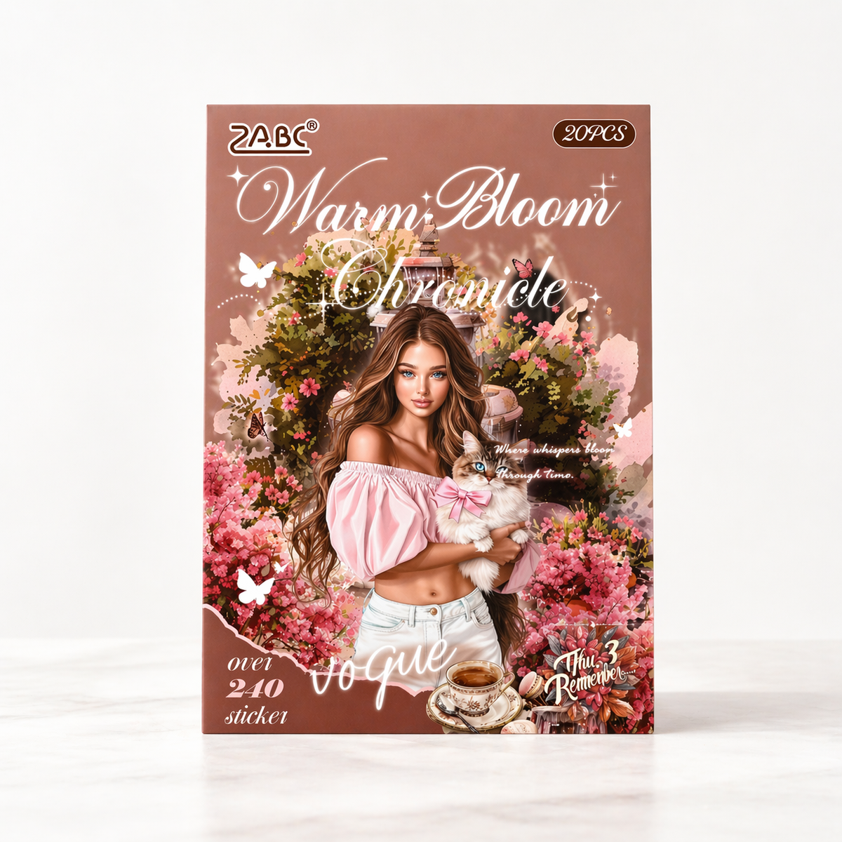 Warm Bloom Chronicle Sticker Book