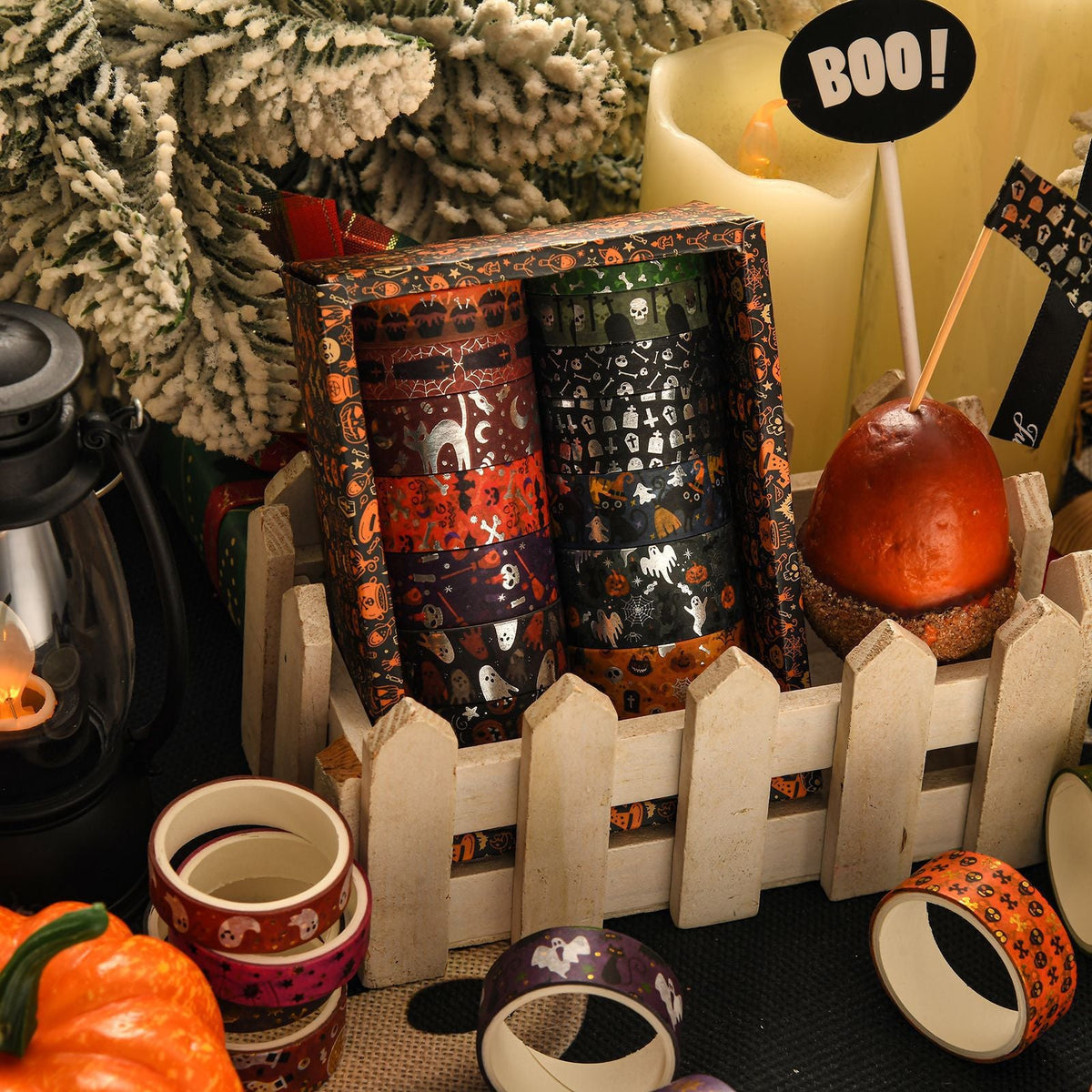 Halloween Washi Tape Set, 14 Rolls