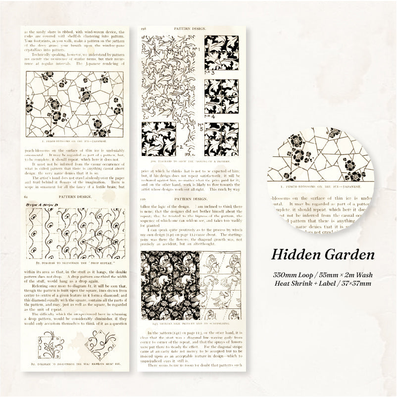 Vintage Ephemera Washi Tape Set