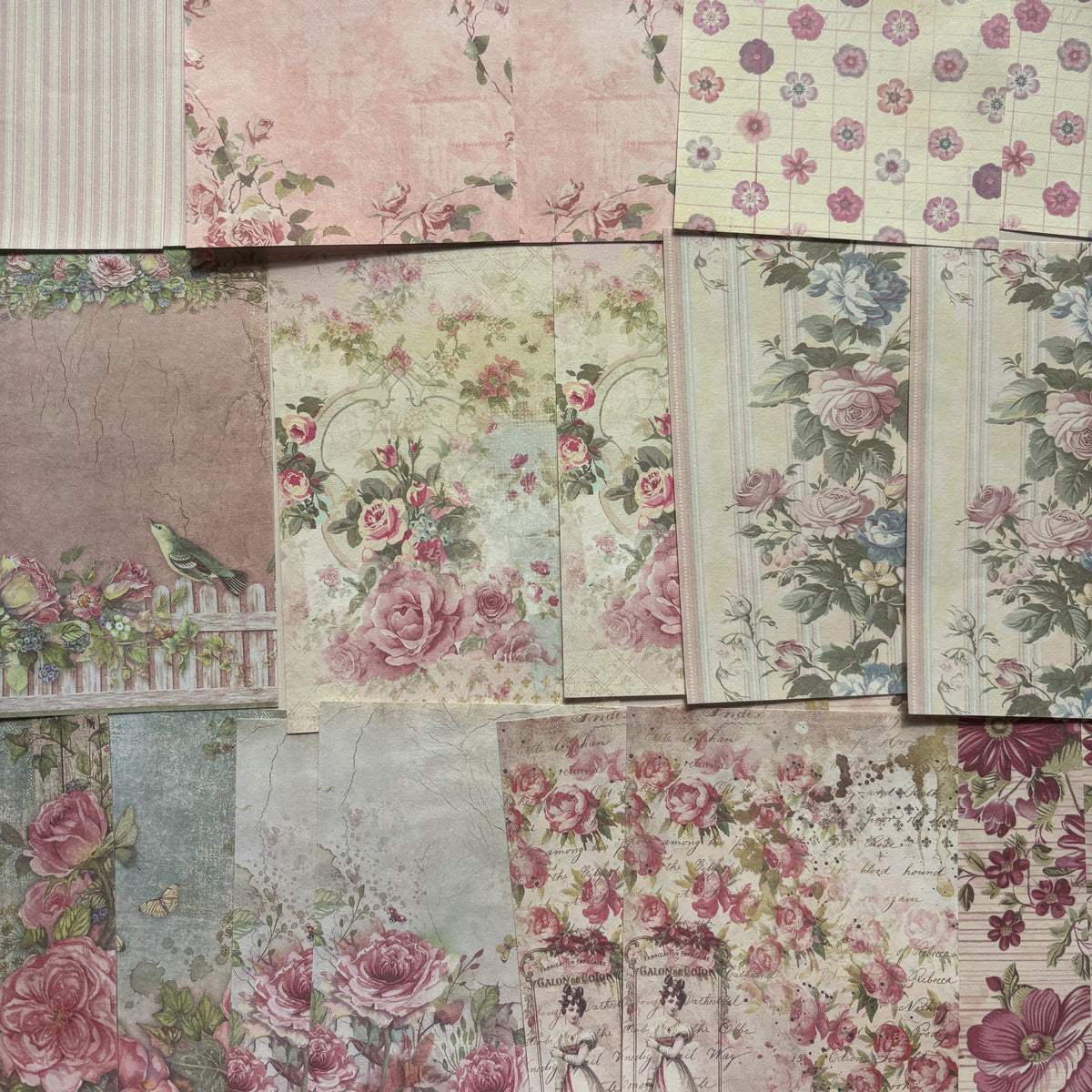 Sweet Garden Floral Ephemera Pack - Secret Garden Series