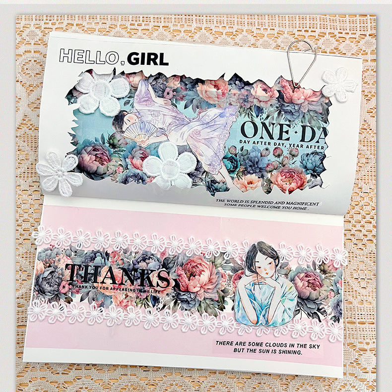 Elegant Floral Collection PET Tape