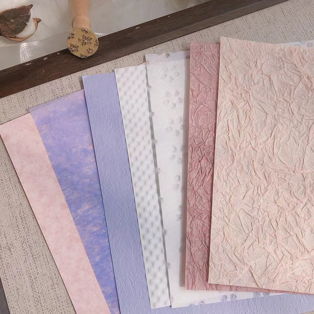 Woven Impressions Textured Paper Pack, 30 Sheets, A5 (5.8 × 8.3 in)