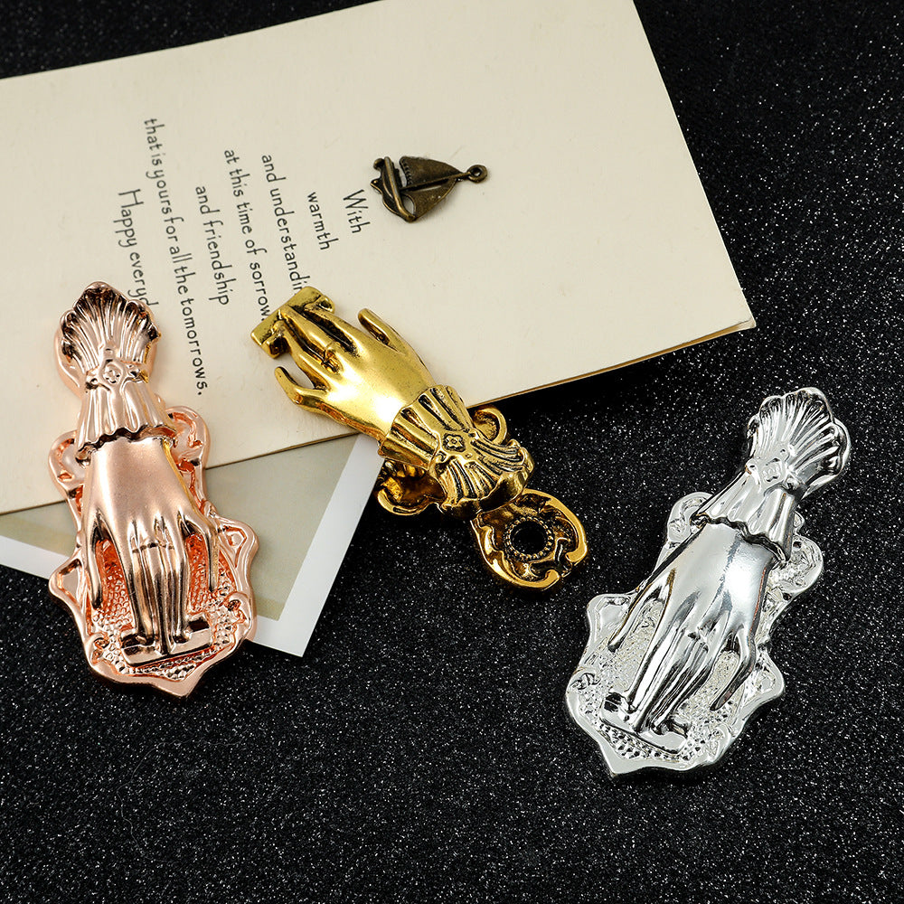 Vintage Alloy Hand Clip Page Marker