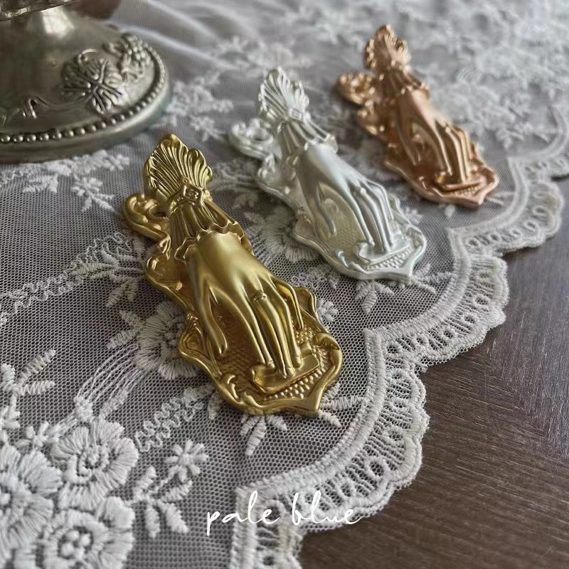 Vintage Alloy Hand Clip Page Marker