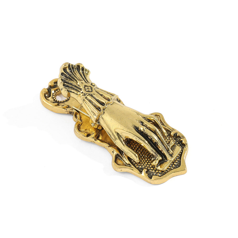 Vintage Alloy Hand Clip Page Marker