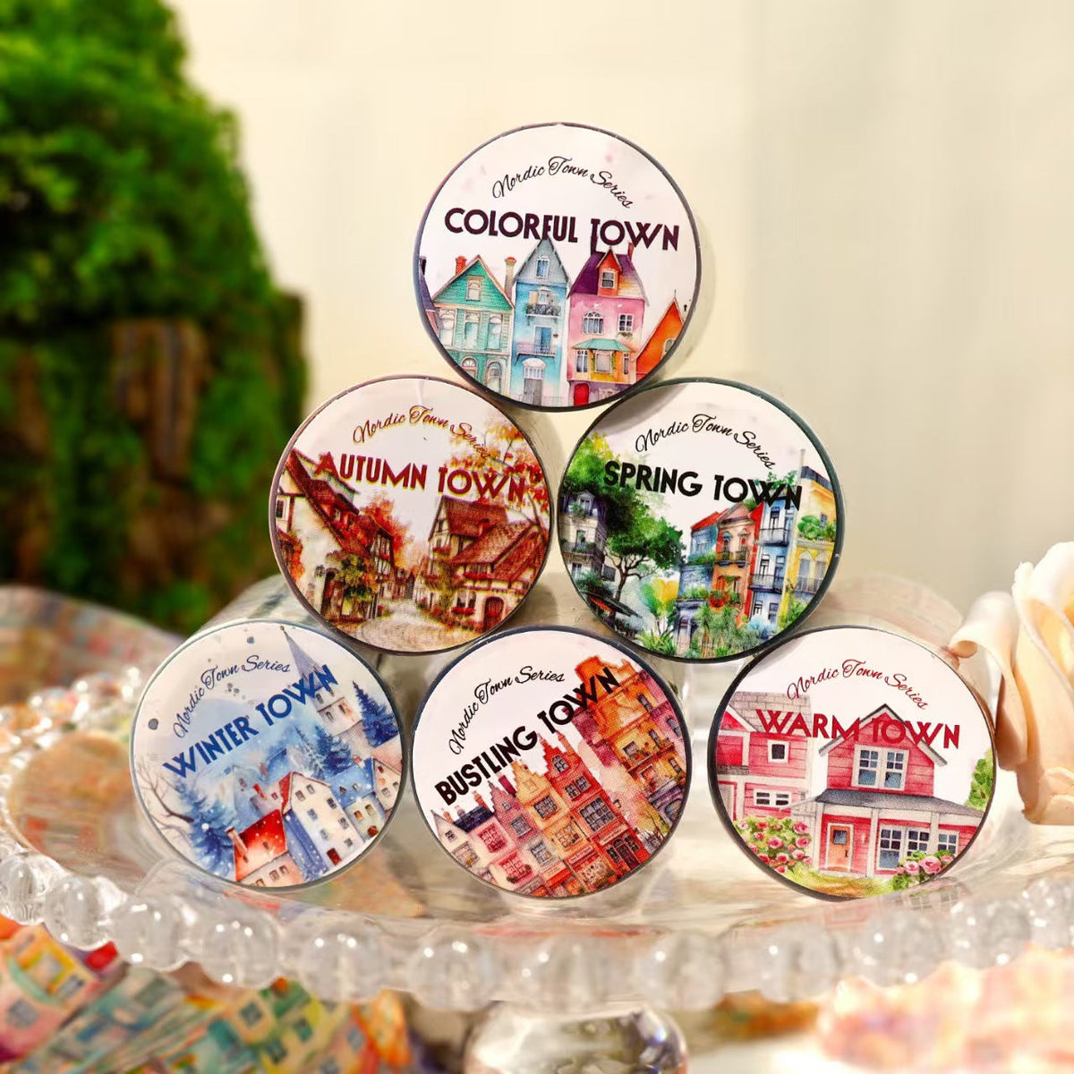 Nordic Town Series PET Tape