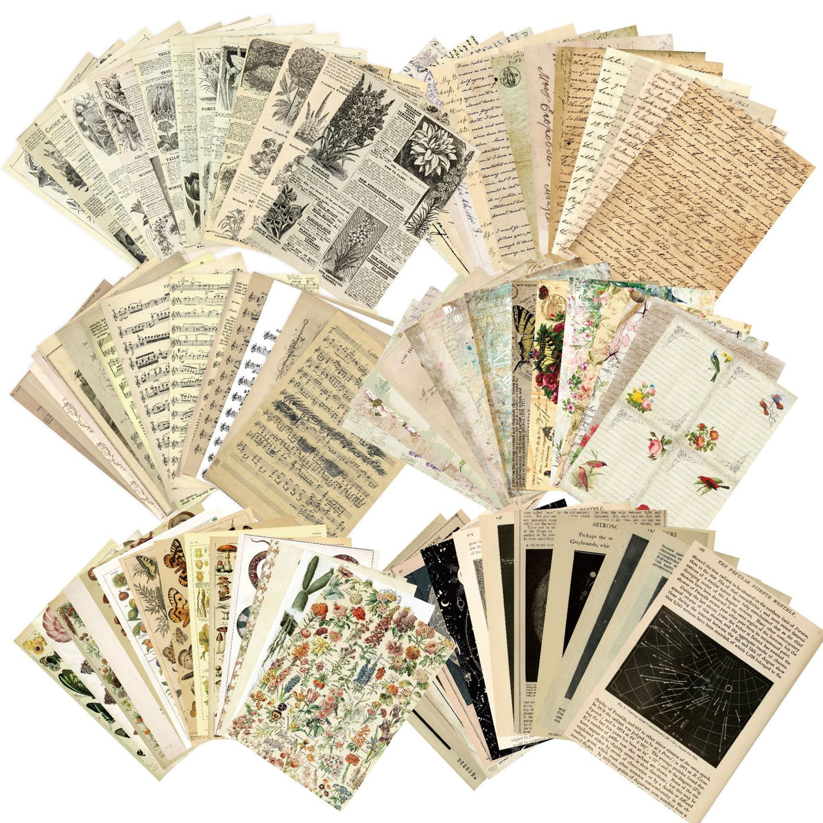 Echoes of the Archive Background Paper Set, 30 Sheets