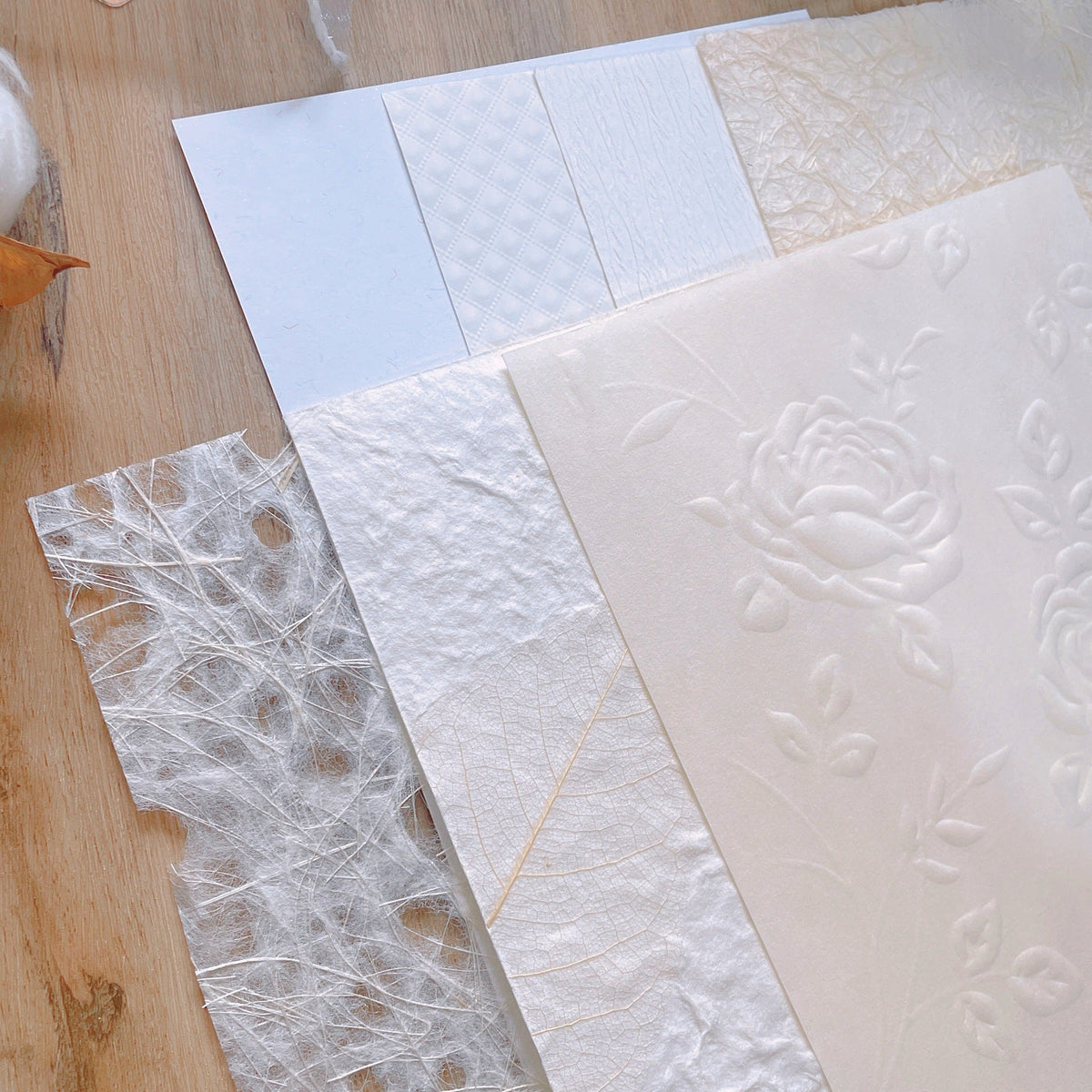 Woven Impressions Textured Paper Pack, 30 Sheets, A5 (5.8 × 8.3 in)