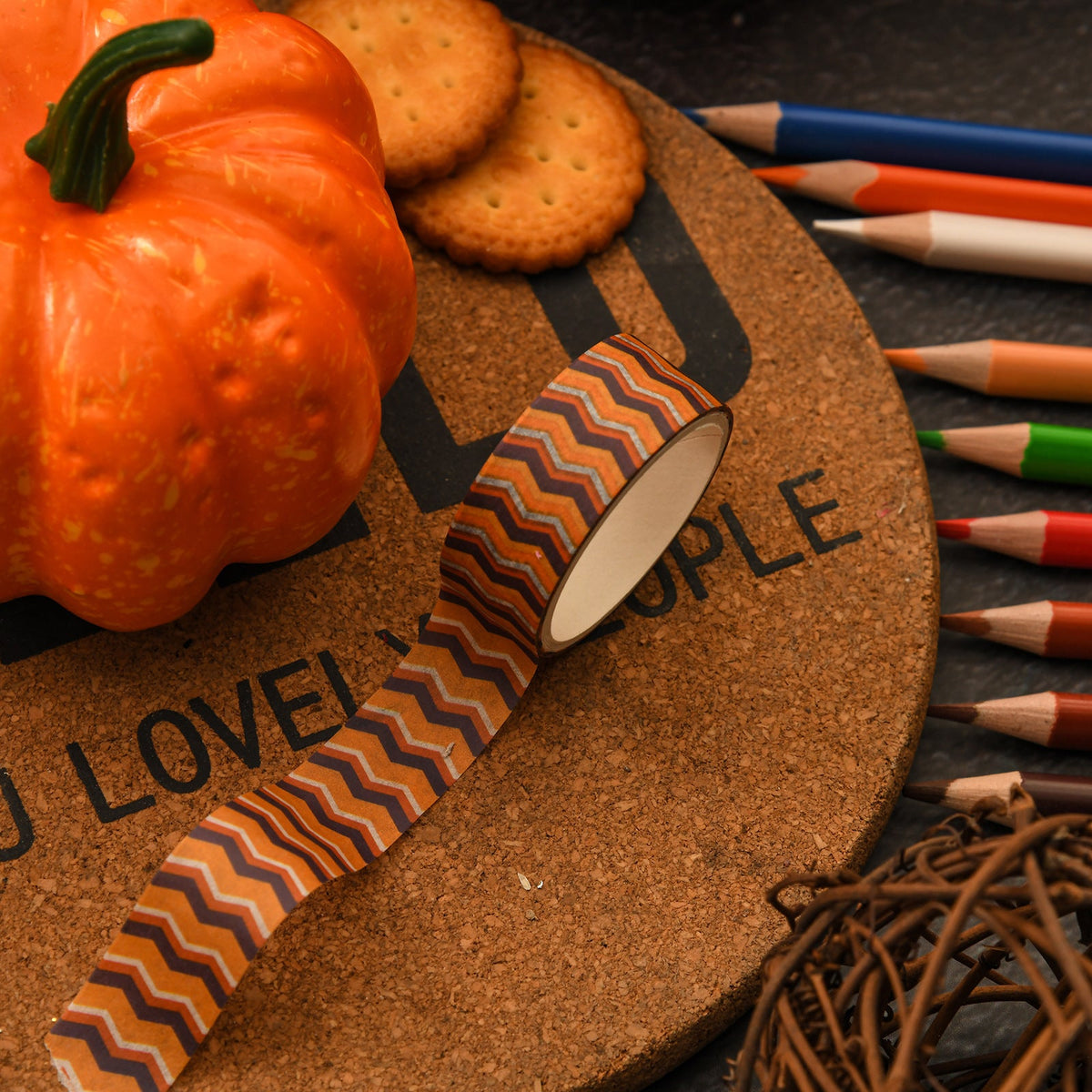 Halloween Washi Tape, 6 Roll Gift Box