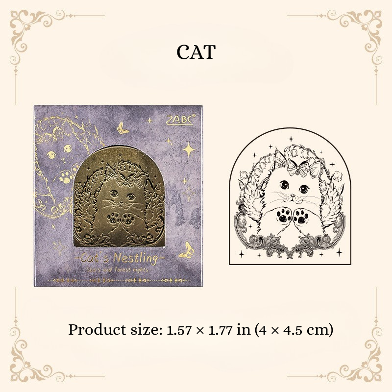 Celestial Forest Decorative Metal Journal Clip