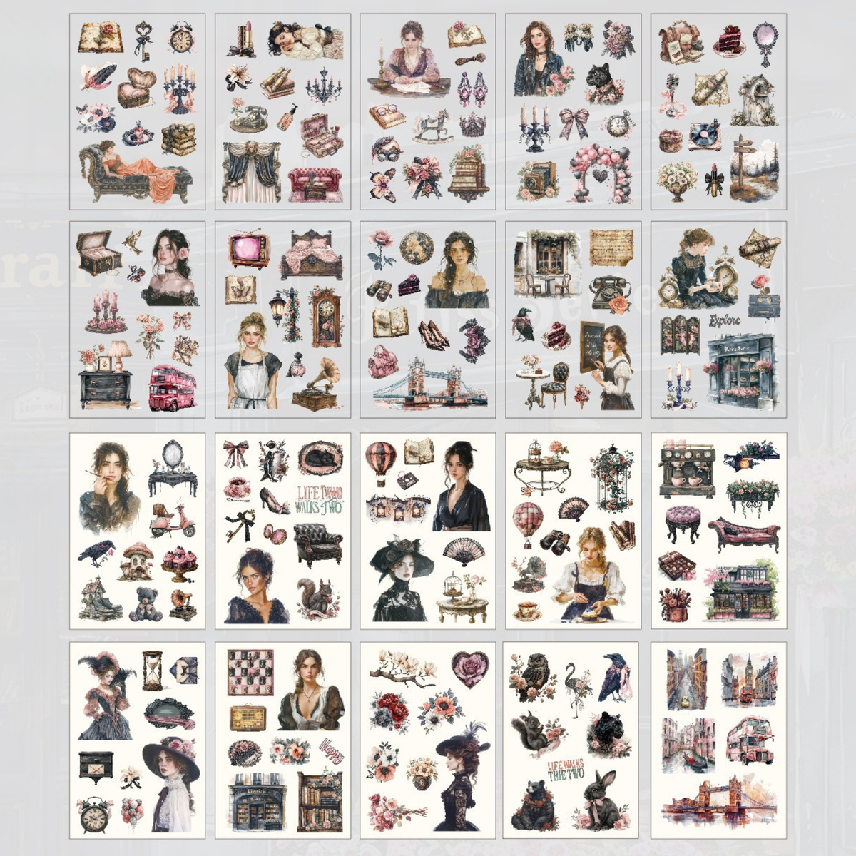 Sanctus Nocte Morus Sticker Book