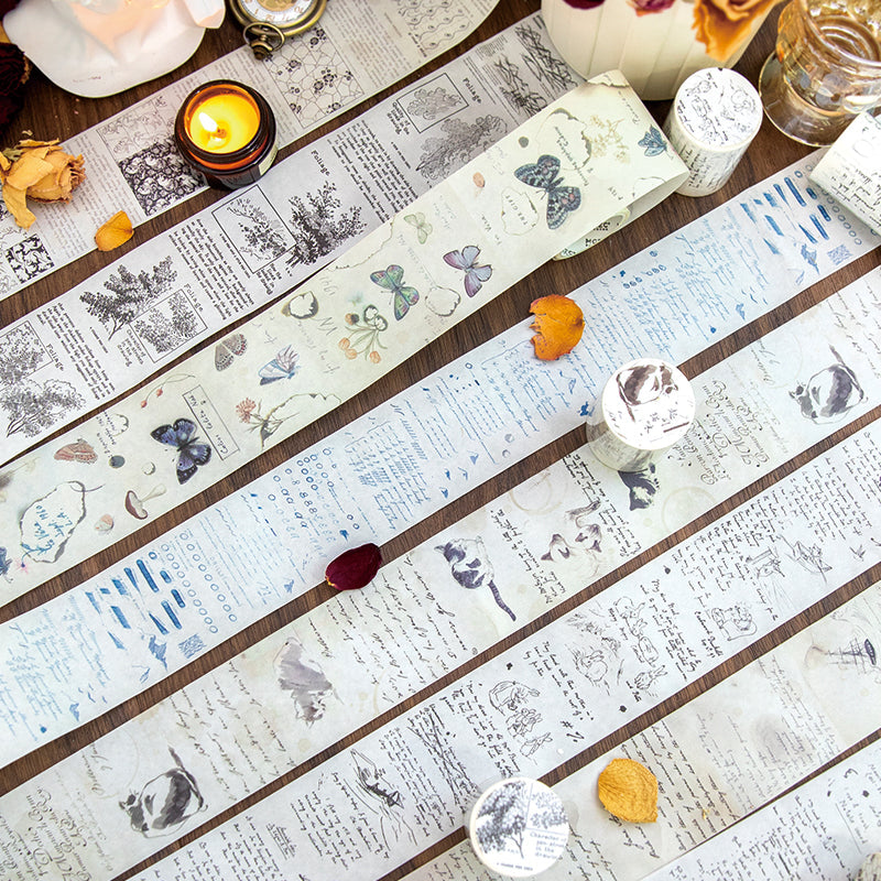 Vintage Ephemera Washi Tape Set