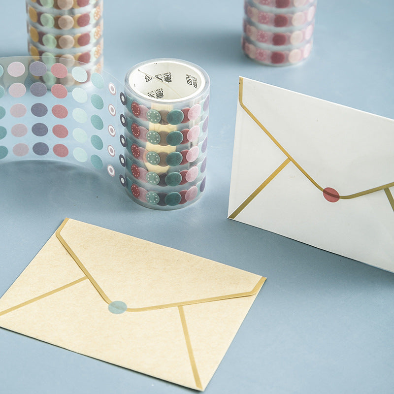 Polka Dot Washi Tape, 60mm Wide Sticker Roll, 3m